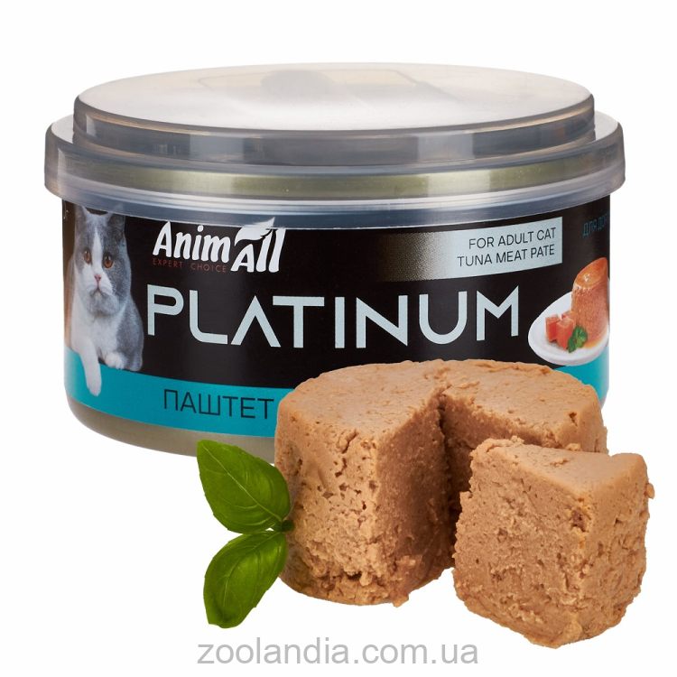 AnimAll (ЕнімАлл) - Вологий корм для котів ніжний паштет з тунцем