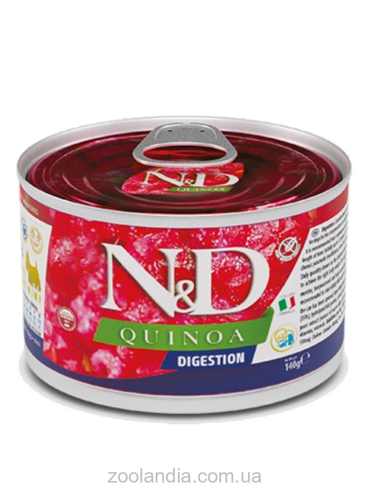 Farmina (Фармина) N&D Quinoa Dog Adult Mini Digestion Lamb&Fennel - Влажный корм для собак при нарушении пищеварения с ягненком и киноа