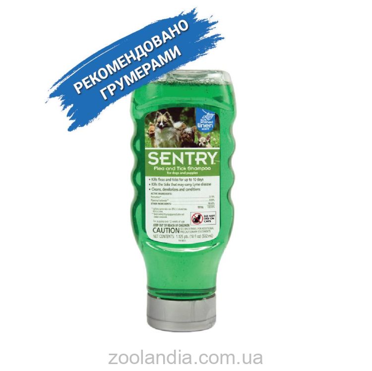 Sentry (Сентри) Sundried Linen - Шампунь от блох и клещей для собак