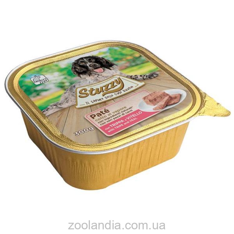 Mister StuzzyDog Tripe Calf влажный корм для собак, рубец и телятина, паштет