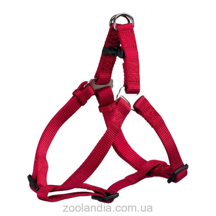 Trixie (Трикси) Premium - Шлея петля для собак красная L, 65-80 см/25 мм (нейлон)