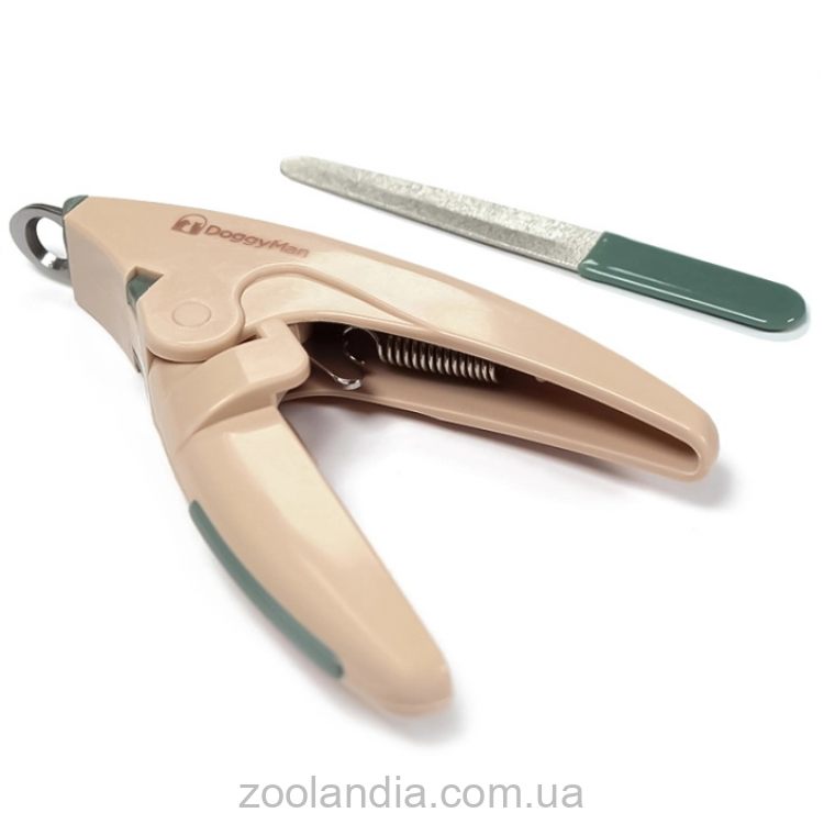 DoggyMan (ДоггиМен) BS Nail Clippers With File- Когтерез-гильотина и пилка для собак набор для ухода за когтями