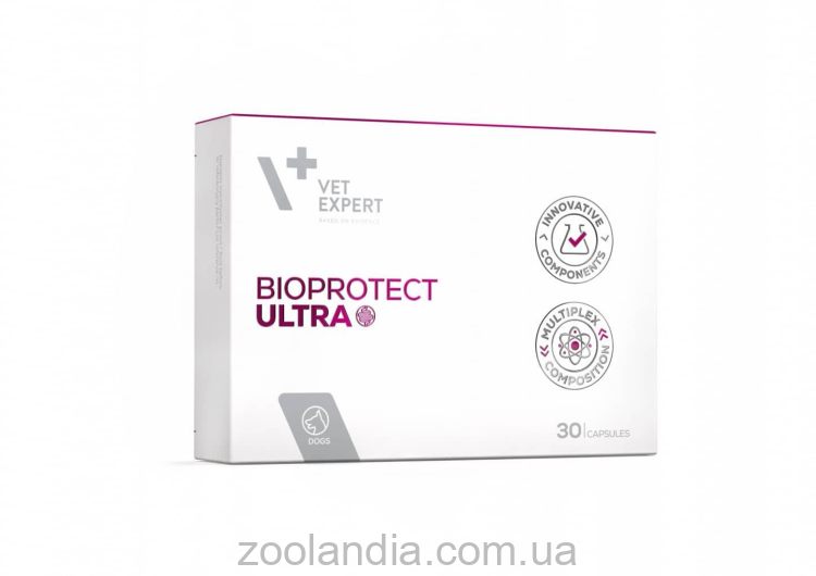 VetExpert (ВетЭксперт) BioProtect Ultra - Пищевая добавка для собак с хроническими нарушениями желудочно-кишечной микрофлоры
