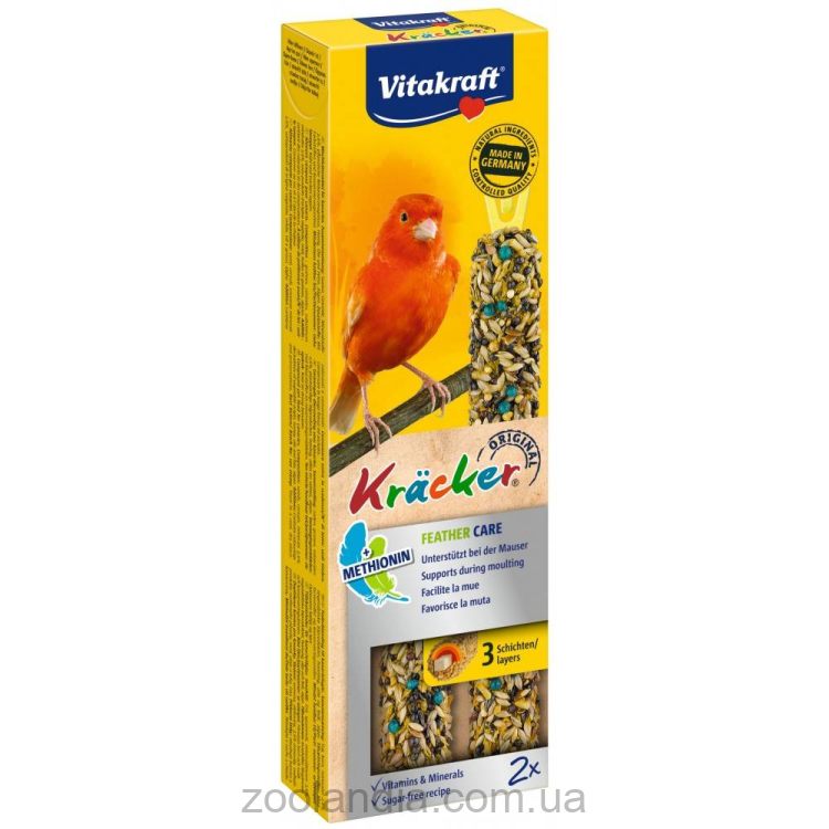 Vitakraft (Витакрафт) «Kracker Original Feather Care» - Лакомство для канареек (при линьке)