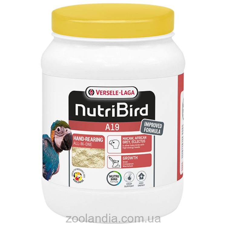 Versele-Laga NutriBird A19 For Baby-Birds (Верселе-Лага НутриБерд) - Молоко для птенцов крупных попугаев