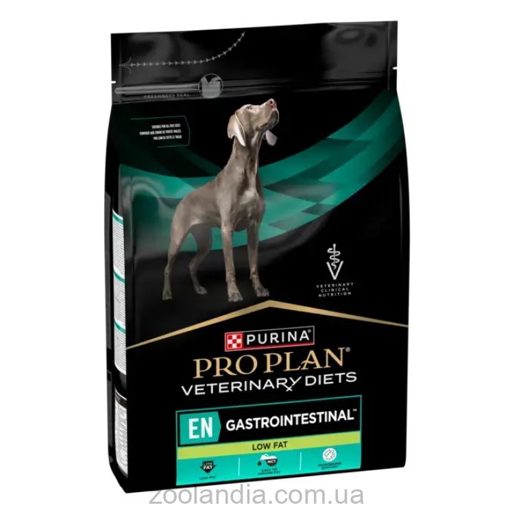 Purina Veterinary Diets EN Low Fat Gastrointestinal – Лечебный корм для собак с заболеваниями желудочно-кишечного тракта с пониженным содержанием жира