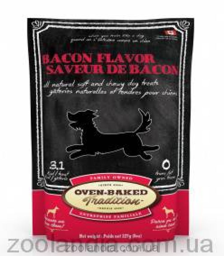 Oven-Baked (Овен Бекет) Tradition Bacon - мягкое лакомство с ароматом бекона для собак