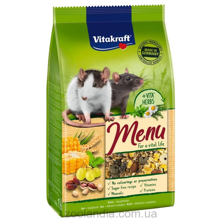 Vitakraft (Витакрафт) «Premium Menu Vital» - Корм для крыс