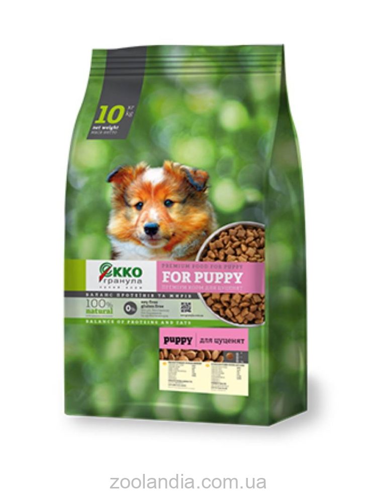 Екко-Гранула Puppy- Сухой корм для щенков всех пород