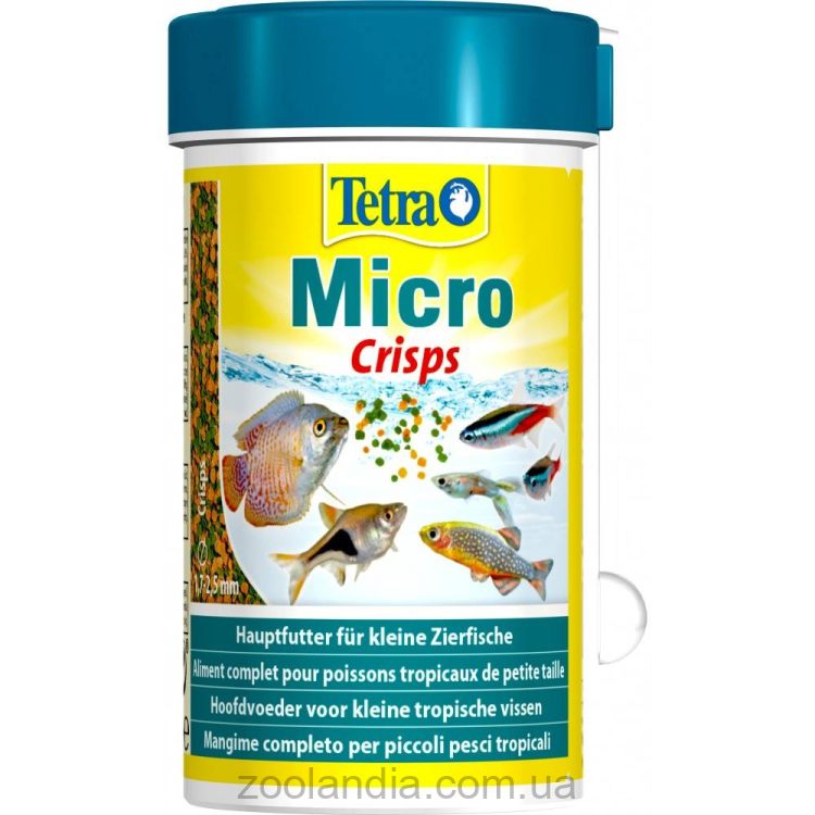 Tetra (Тетра) Micro Crisps - Корм для мелких аквариумных рыбок (микрочипсы)