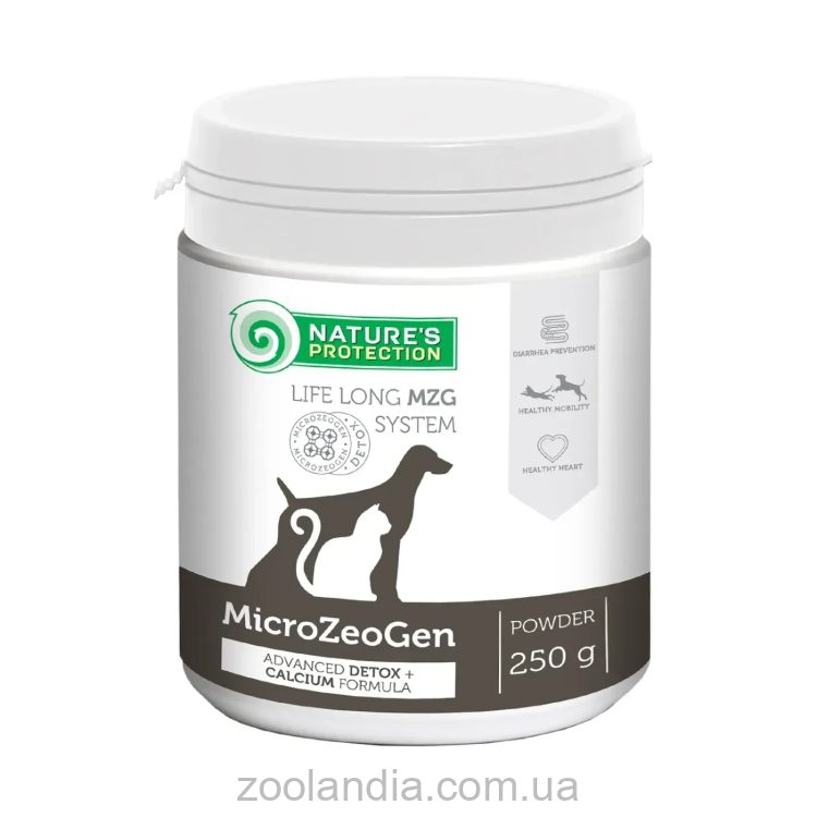 Nature's Protection (Нейчерес Протекшн) MicroZeoGen - Кормовая добавка для собак и кошек с кальцием