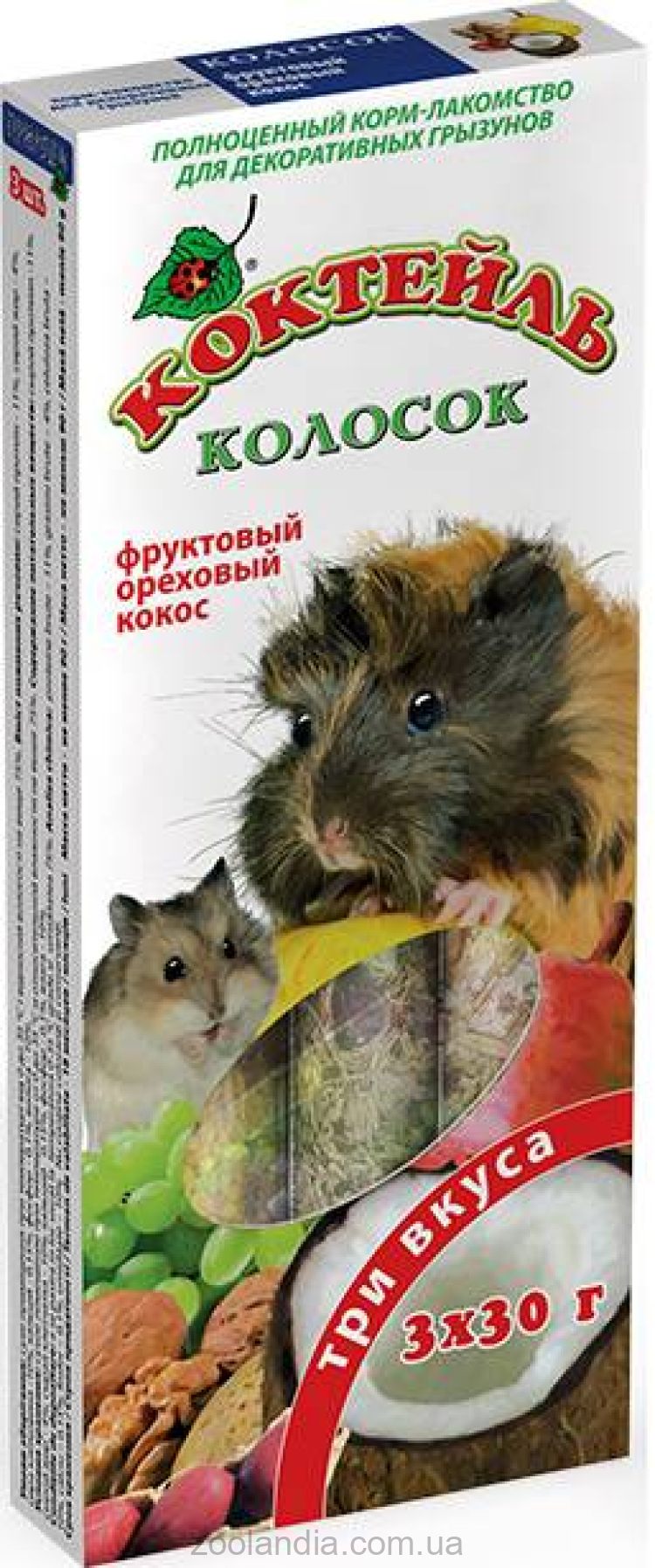 ТМ "Природа" Коктейль колосок «Фруктовый, ореховый, кокос»