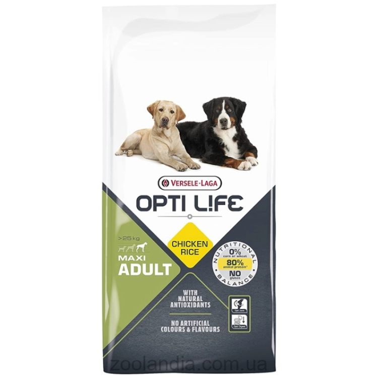 Opti Life (Опти Лай) Adult Maxi - Сухой корм для собак крупных пород (курица)