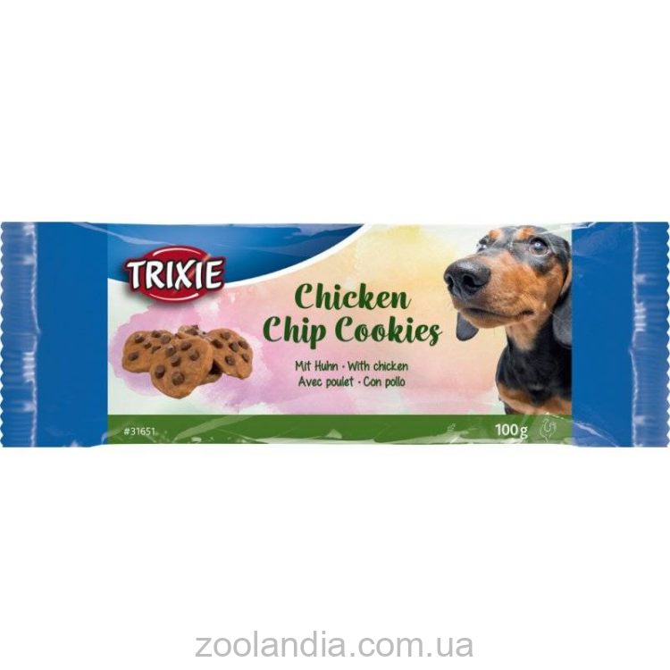 Trixie (Тріксі)  Chicken Chip Cookies - Лакомство куриное печенье с чипсами для собак