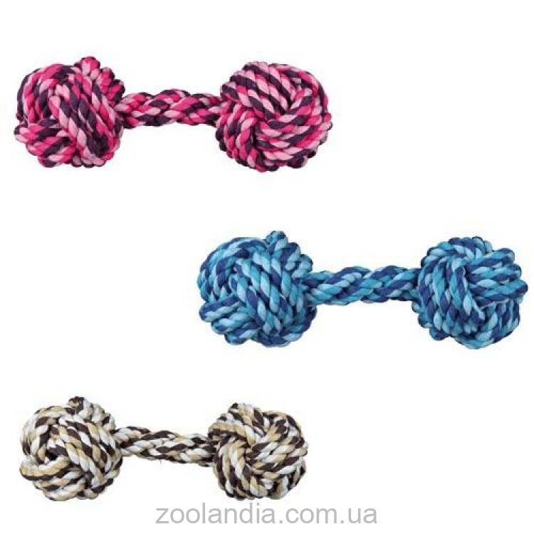 Trixie (Трикси) - Гантель верёвочная для собак средних и крупных пород, 20 см