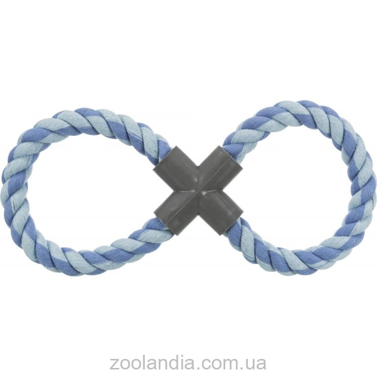 Trixie (Трикси) - Игрушка для собак Канат-восьмерка плетеная, 35см