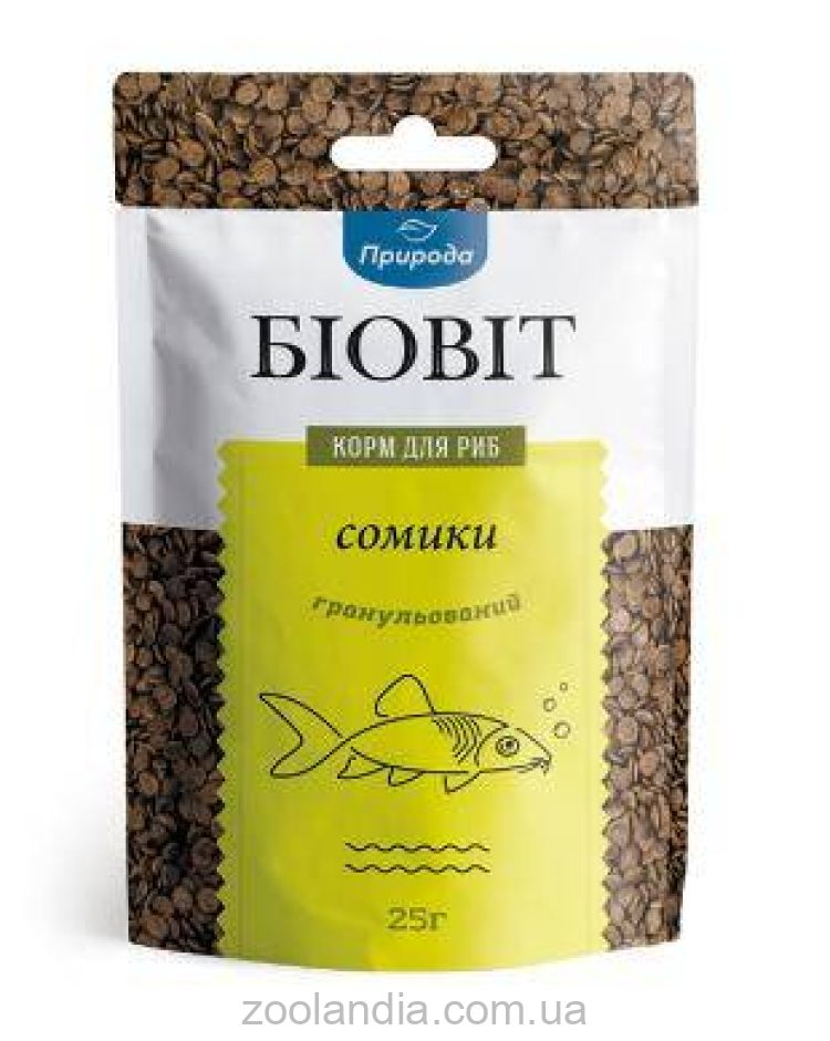 ТМ "Природа" Корм "Биовит Сомики" для донных аквариумных рыб