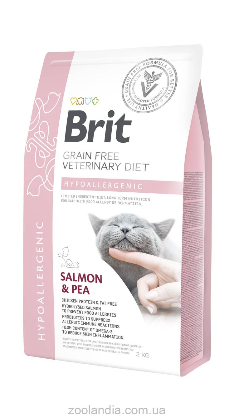 Brit (Брит) Veterinary Diet Cat Grain free Hypoallergenic Беззерновая Гипоаллергенная диета