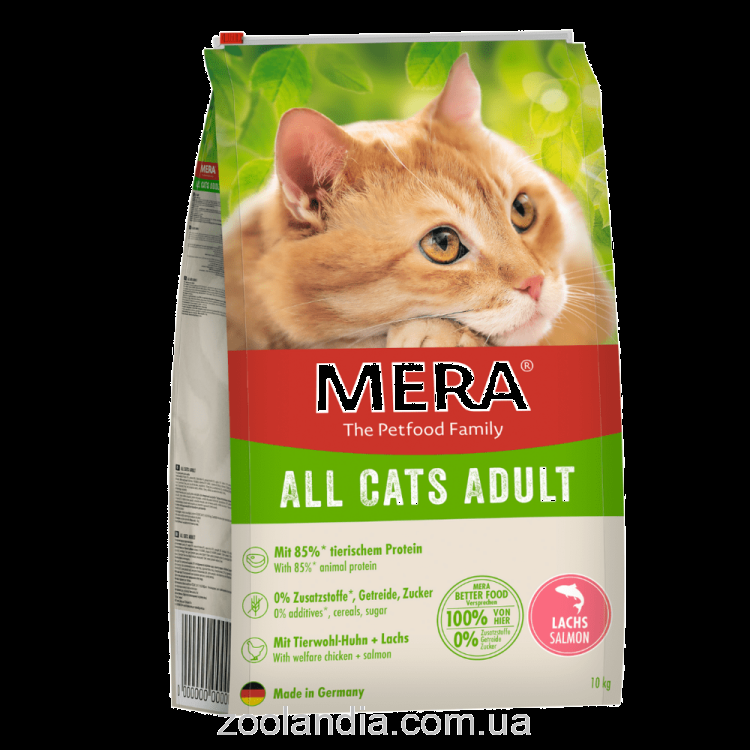 Mera (Мера) Cats All Adult Salmon - Сухой корм для взрослых кошек с лососем