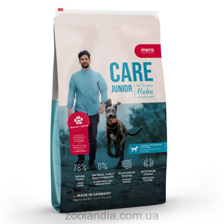 Mera (Мера) Care Junior Chicken - Сухий корм для юніорів, з куркою