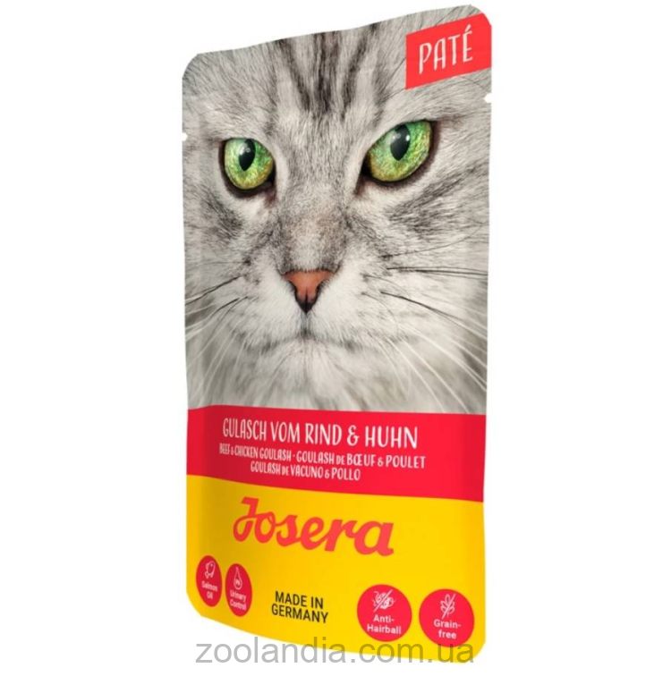 Josera (Йозера) Cat Pate Beef and Chicken Goulash - Влажный корм для котов гуляш из говядины и курицы