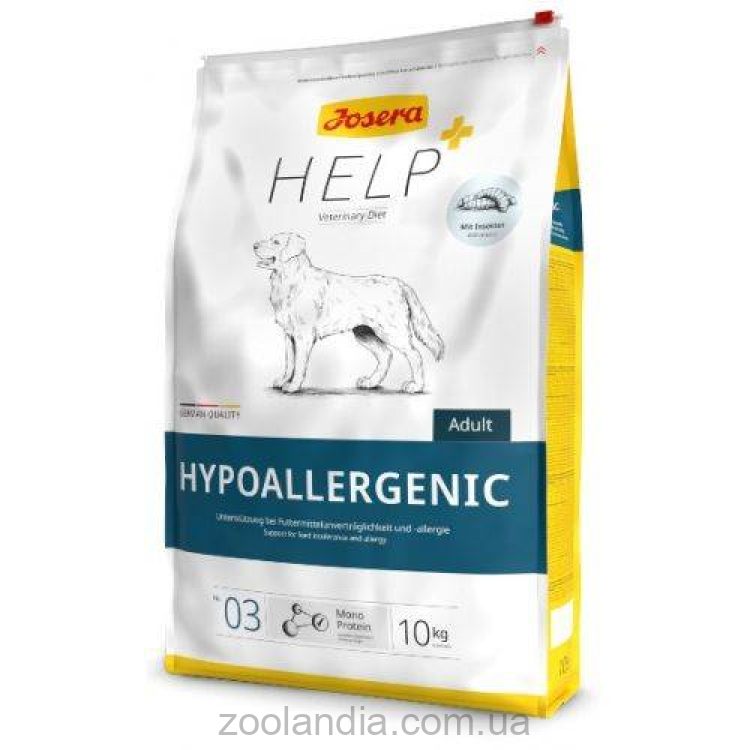 Josera (Йозера) Help + Veterinary Diet Hypoallergenic Dog - Сухий лікувальний корм для собак для зниження харчової непереносимості