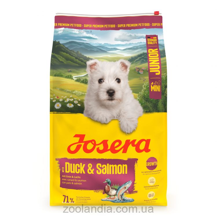 Josera (Йозера) Mini Junior - Корм для щенков мелких пород (утка лосось)