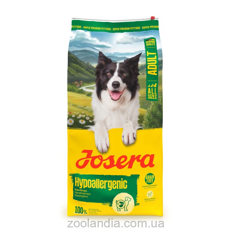 Josera (Йозера) Hypoallergenic – Сухой диетический гипоалергенный корм для собак