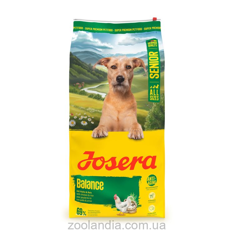Josera (Йозера) Dog Senior Balance - Корм для взрослых пожилых собак (с курицей)