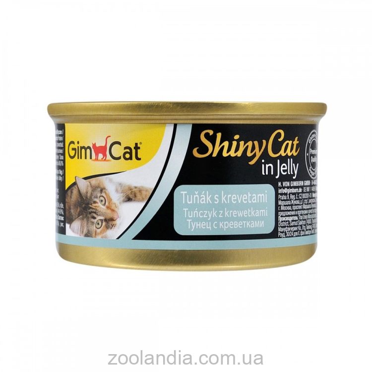 Gimpet (Джимпет) Shiny Cat, с тунцом и креветками