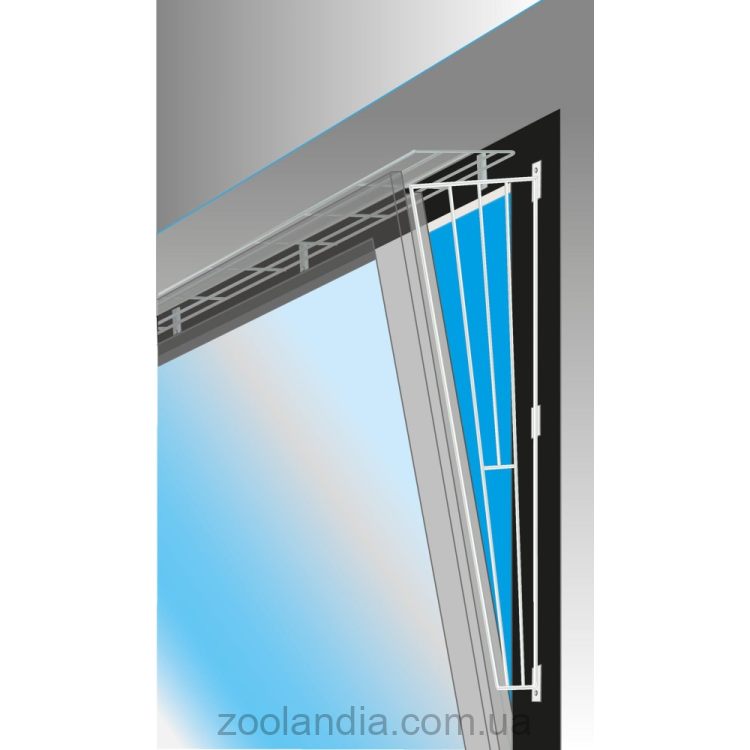 Trixie (Трикси) Решётка защитная для окон 62x16/8 см (металл)