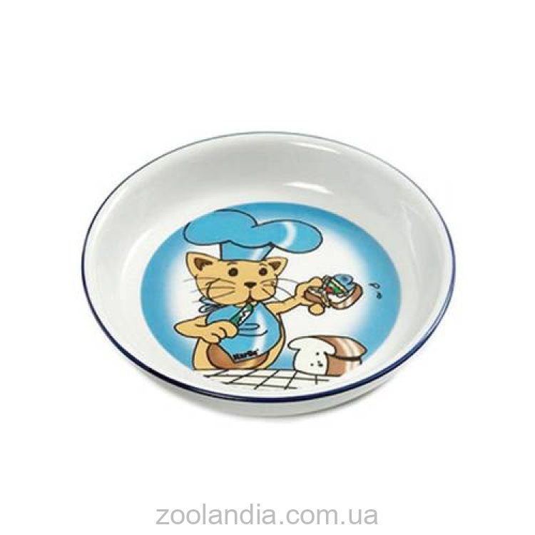 Karlie-Flamingo Cat&Fish Фламинго Кет Фиш миска для собак и кошек, керамика