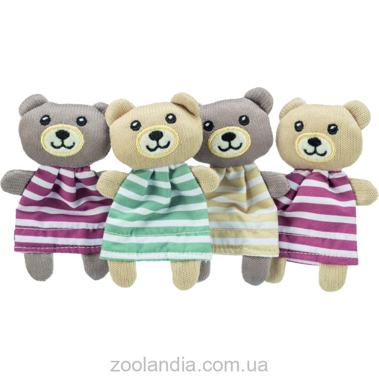 Trixie (Трикси) Игрушка Медведь тканевая с кошачьей мятой для кошек