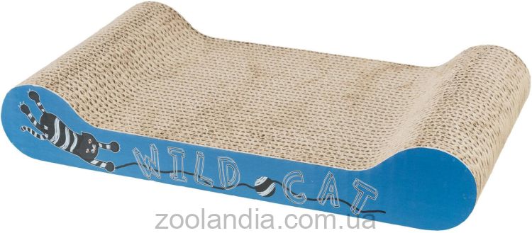 Trixie (Трикси) Когтеточка с кошачьей мятой, картон, (голубая)