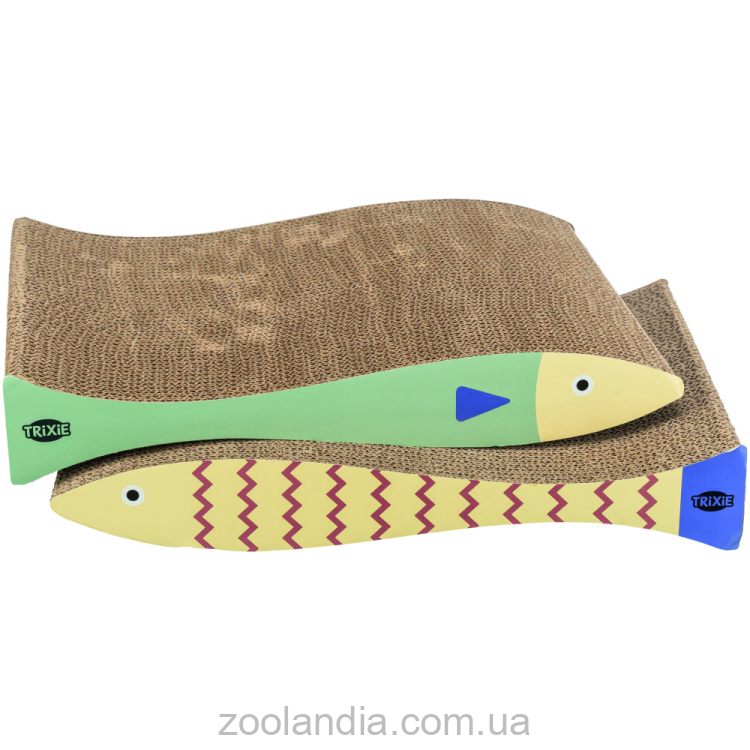 Trixie (Трикси) Рыба Когтеточка картонная с кошачьей мятой 2 шт