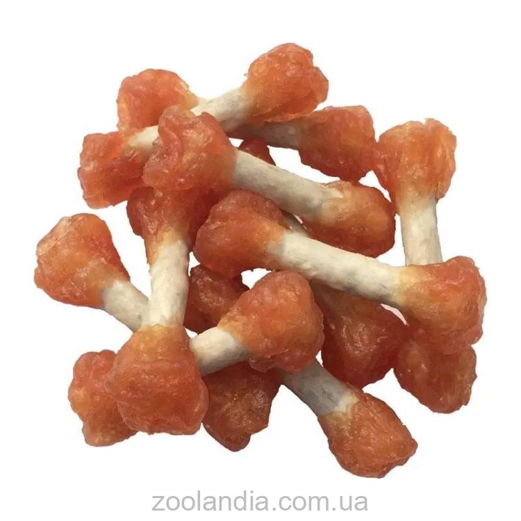 Lucky Star (Лаки Стар) - Лакомство для собак гантельки с мясом курицы на прессованной кости, 6см