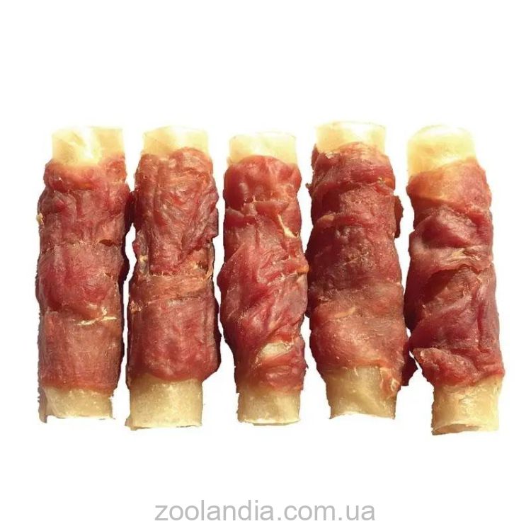 Lucky Star (Лаки Стар) - Лакомство для собак ножка из мяса курицы на кости, 7см