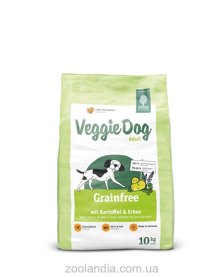 VeggieDog Grainfree Adult - Беззерновой вегетарианский корм для взрослых собак с картофелем и горохом