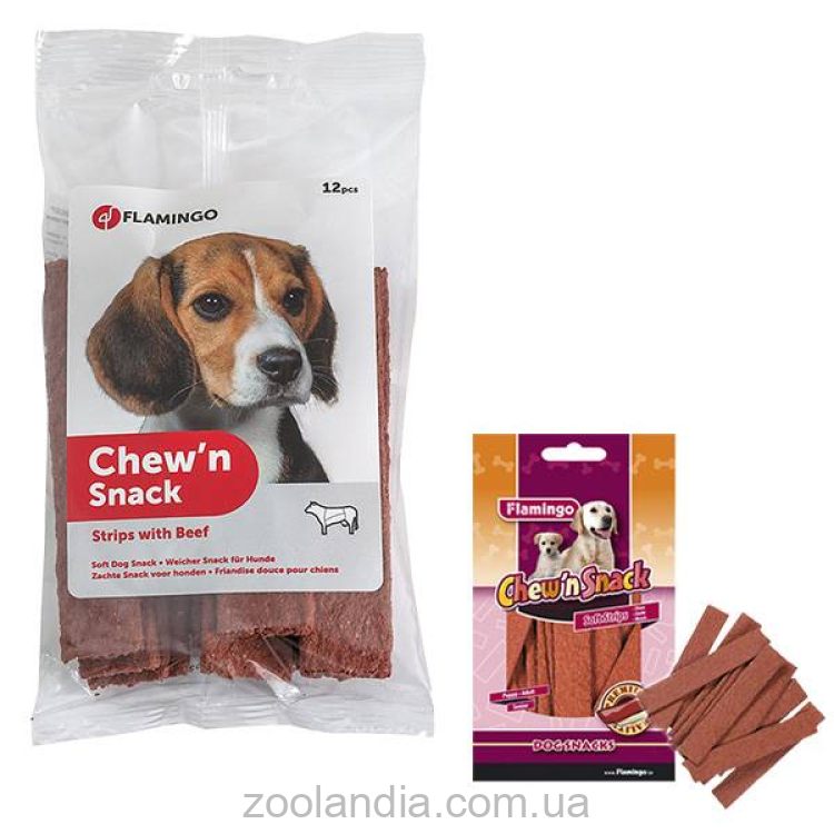 Karlie-Flamingo (Карли-Фламинго) Chewn Stripes Beef лакомство для собак, говядина