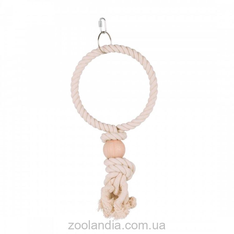 Trixie (Трикси) Игрушка Кольцо плетёное для птиц, (текстиль)