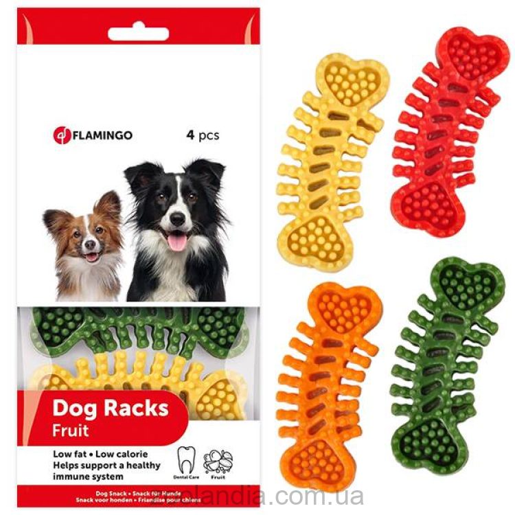 Flamingo Chewing Snack Fruit ФЛАМИНГО жевательное лакомство для собак с фруктами