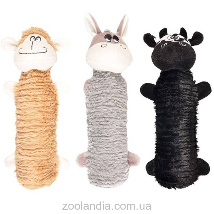 Flamingo Donkey/Sheep/Cow Фламинго Ослик/ Овца/ Корова игрушка с пищалкой для собак, чехол для пластиковой бутылки