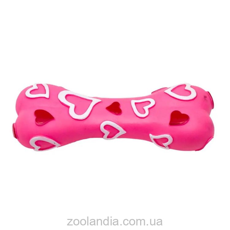 Eastland (Истленд ) Игрушка для собак Косточка с сердцами 18.5 см (винил)