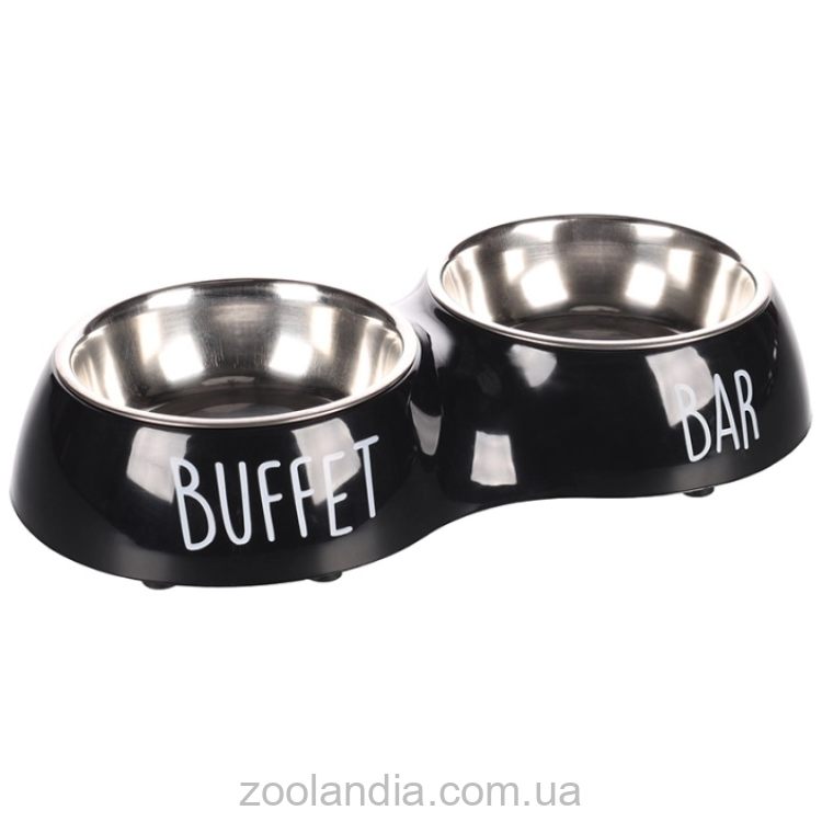 Flamingo (Фламинго) Divar Duo Dinner - Двойная миска на подставке для собак и котов