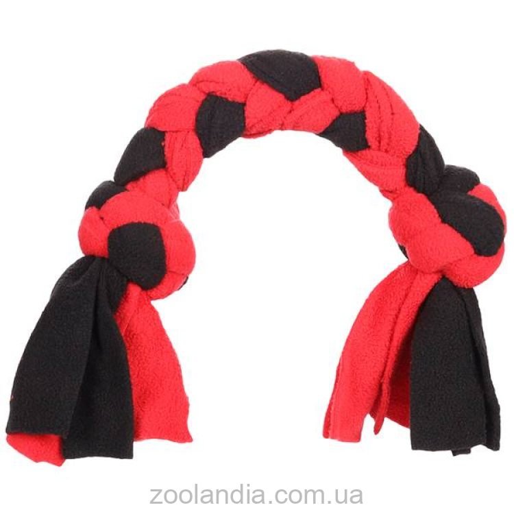 Flamingo (Фламинго) Womas Fleece Bone With Rope - Игрушка веревная кость с узлами для собак