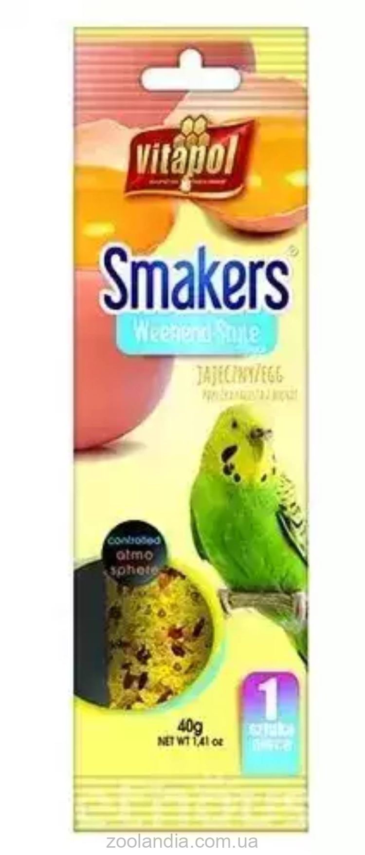 Vitapol (Витапол) Smaker Weekend Style - Лакомство для волнистых попугаев, яйцо