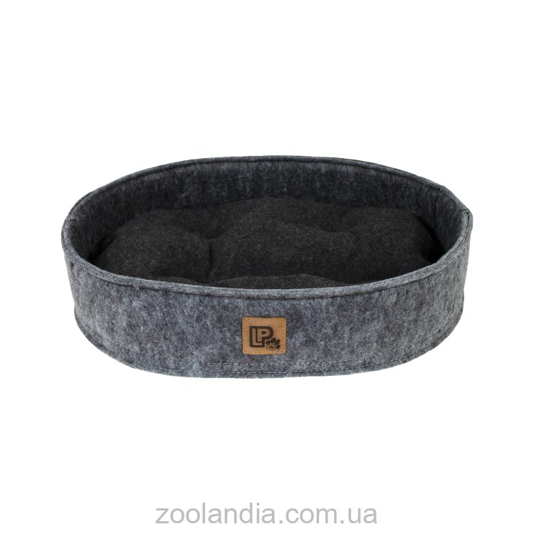 Lucky Pet (Лаки Пет) "Брио" Лежак для собак и котов (серый), войлок