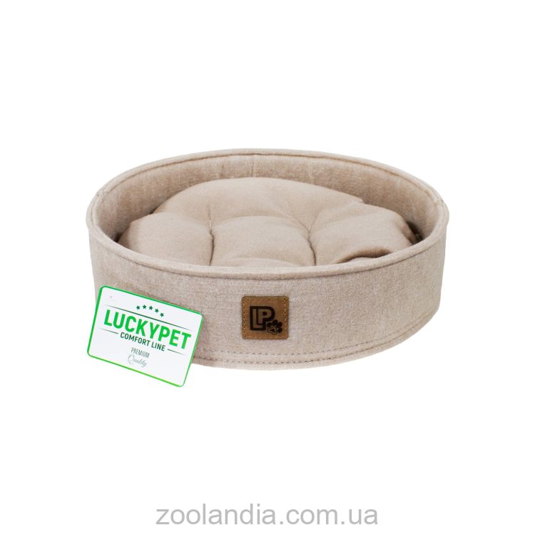 Lucky Pet (Лаки Пет) "Дольче" Лежак для собак и котов (бежевый)