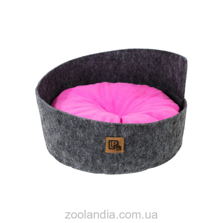 Lucky Pet (Лаки Пет) "Джаз" Лежак для собак и котов, войлок (серый)