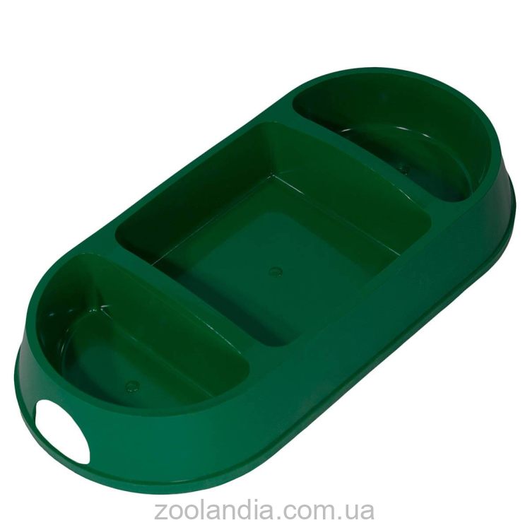 Lucky Pet (Лаки Пэт) - Миска тройная пластиковая для животных, 200+250+200 мл